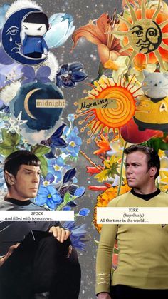 Stark Trek, Star Trek Wallpaper, Spock And Kirk, Star Trek Spock, The Sun And The Moon, Sun And The Moon, Star Trek Series, Star Trek Characters, Star Trek Art