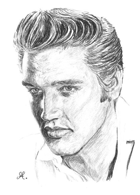 Elvis Sketch Pencil Drawings, Elvis Presley Drawing Pencil, Elvis Presley Sketch, Elvis Sketch, Elvis Crafts, Elvis Presley Drawing, Elvis Presley Art, Queen Drawing, Celebrity Art Portraits