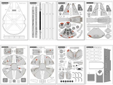 Star Wars Origami, Star Wars Crafts, Star Wars Bb8, Millenium Falcon, Star Wars Diy, Star Wars Models, Star Wars Empire, Star Wars Christmas, Star Wars Birthday