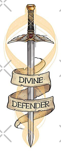 Paladin - Divine Defender by sheppard56 | Redbubble Paladin Tattoo Ideas, Azorius Senate, Paladin Tattoo, Dnd Paladin Character Design, Paladin Dnd, Dnd Paladin, Medieval Tattoo, Tattoo Portfolio, Portfolio Ideas