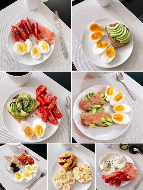 Salad Lovers - Simple breakfast ��😉 Pasti Fit, Healthy Breakfast Snacks, Resep Diet Sehat, Plats Healthy, Simple Breakfast, Resep Diet, Healthy Lifestyle Food, Healthy Food Motivation, Makanan Diet