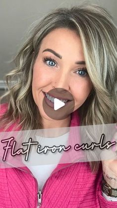 1.4M views · 23K likes | Ashley Erickson on Instagram: "🚨Flat iron curls 🚨 This is the  EASIEST and BEST flat iron curl technique for beginners 💥 Volume on for instructions 🔉 . . Grab your flat iron (it doesn’t have to be some fancy iron or new model) and start with a low heat setting, preferably 350 or lower (or try with no heat to start). Direct your section at 90 degrees and clamp your iron close to your scalp, rotating once. Allow your hair to glide across the iron with little tension until you reach the bottom 🤩 PERFECT flat iron curls 💃🏼 . . #hair #reelhair #hairreel #hairtutorial #flatiron #flatirons #flatironcurls #howtohair #howtoflatironcurls #finehair #thinhair #easygair #hairvideos #hairideas #easyhairtutorial #hairlove #hairgoals #haircurls #beachywaves #beachwaves #fla Curl Hair With Flat Iron Medium, How To Curl Hair With A Flat Iron, How To Wave Hair With Flat Iron, Curl Hair With Flat Iron Long, Wavy Hair Flat Iron, How To Curl Hair With Flat Iron, Curl Lob, Flatiron Curls, Flat Iron Curls Short Hair