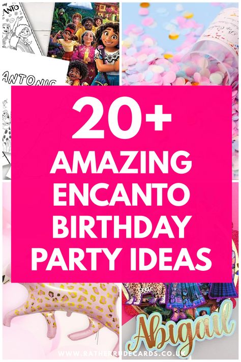 DIY creative Encanto birthday party ideas for girls and boys Encanto Party Ideas Diy, Encanto Party Diy, Diy Encanto Birthday, Encanto Birthday Party Diy, Encanto Diy Party Decorations, Encanto Birthday Party Ideas Diy, Encanto Party Favor Ideas, Encanto Party Favors Diy, Encanto Party Games