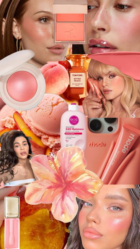 Peachy Makeup - Peach Pit Peachy Makeup Look, Peachy Makeup, Blush Veil, Peach Makeup, Peach Pit, Soft Glam Makeup, Peach Fuzz, Pink Makeup, Just Peachy