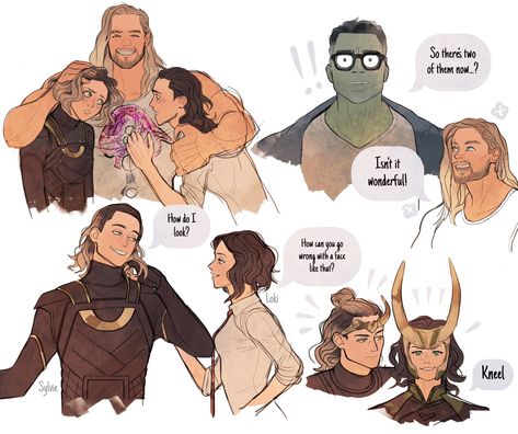 𝕺𝕲 𝖇𝖊𝖊𝖕𝖊𝖗 🎧 on Twitter: "I love them & want them to be a big awkward family 🥺 #loki #sylvie #LokiWednesdays #pests… " Loki And Sylvie Fanart, Loki X Sylvie, Loki And Sylvie, Sylvie Loki, Loki Sylvie, Loki Series, Loki Art, Loki Fanart, Marvel Fan Art