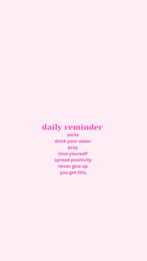 Pink Reminder Aesthetic, Pink Background Motivational Quotes, Reminders For 2024, Wallpaper Backgrounds Pink Quotes, Pretty Wallpapers With Quotes, Live It Up Quotes, Cute Calm Wallpaper, Pretty Wallpapers Aesthetic Pink, Affirmation Quotes Aesthetic Pink