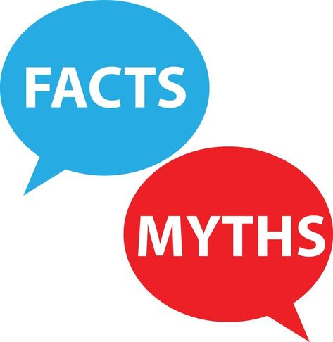 Facts and myths icon on white background. blue and red bubbles with myths vs facts. Facts vs Myths concept. flat style. Myths Vs Facts, Myth Vs Fact, Facts And Myths, Red Moles, Medical Esthetician, Heart Diet, Poetry Quotes In Urdu, Background Blue, Medical Practice