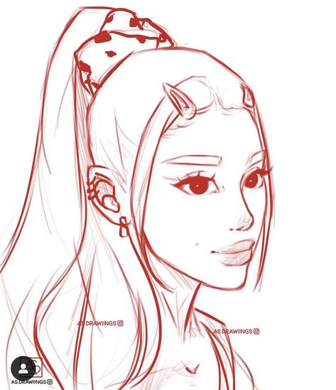 Carcase Iphone, Ariana Grande Tattoo, Ariana Grande Anime, Beginner Sketches, Ariana Grande Images, Ariana Grande Perfume, Ariana Grande Album, Ariana Grande Drawings, Fanart Illustration