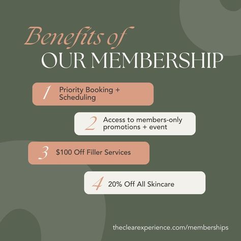 . #Promotion #Membership_Benefits_Design #Membership_Card #Med_Spa Membership Design Poster, Membership Benefits Design, Book Marketing Plan, Social Media Books, Publish A Book, Book Advertising, Promotion Strategy, Membership Card, Promotional Design