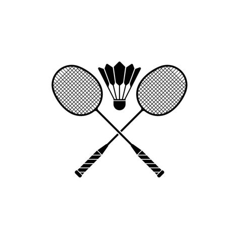 badminton racket icon vector Badminton Court Drawing, Badminton Graphics, Badminton Racket Drawing, Badminton Doodle, Badminton Illustration, Badminton Pictures, Badminton Art, Badminton Logo, Badminton Club