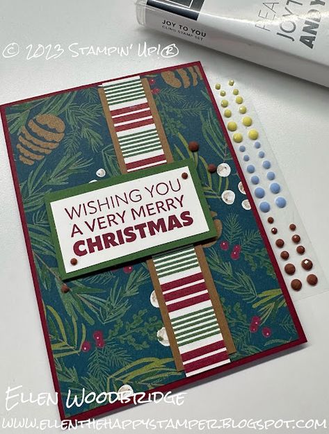 Stampin Up Joy To You Cards, A Walk In The Forest Stampin Up Cards, Joy To You Stampin Up Cards, Walk In The Forest, Stampin Up Christmas Cards, Creation Crafts, Fall Mini, Designer Series Paper, Nsw Australia