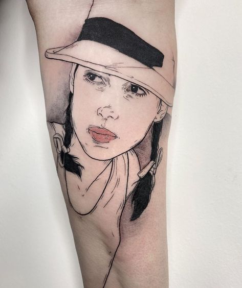 The Lover, Triangle Tattoo, Portrait Tattoo, Film, Tattoos, On Instagram, Instagram