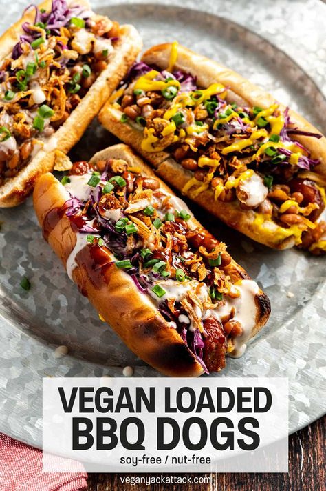 Blackstone Vegan Recipes, Vegetarian Hotdogs, Vegan Bbq Sauce, Vegetarian Baked Beans, Cookout Sides, Vegan Market, Vegan Sandwich Recipes, Vegan Barbecue, Vegan Sandwiches