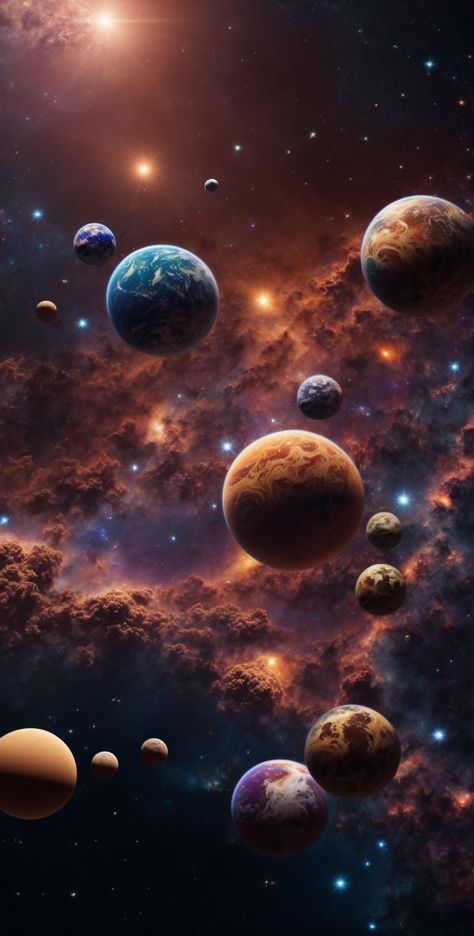 Space Art Wallpaper, Fantasy Space, Space Iphone Wallpaper, Extraterrestrial Life, Sci Fi Wallpaper, Planet Drawing, Photography Iphone, Moonlight Photography, Galaxy Images