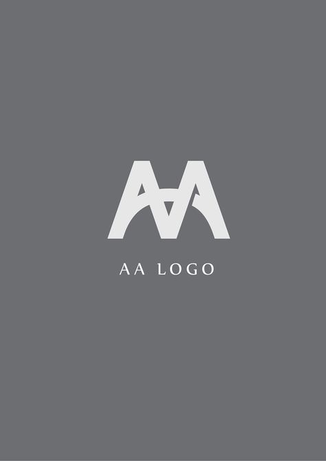 Aa Logo Design, Aa Monogram, Aa Logo, Logo Design Software, Nautical Logo, Nutrition Logo, Stylish Alphabets, Text Logo Design, Minimalist Luxury