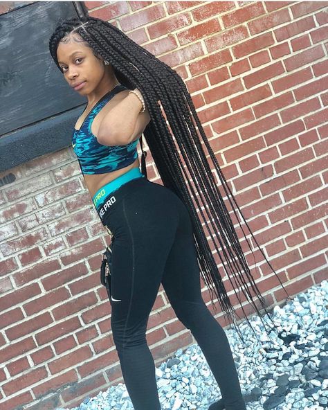 Extra Long Box Braids, Hairstyles Kenya, Zendaya Hair, Triangle Braids, Weave Hairstyles Braided, People References, Big Box Braids, Big Box Braids Hairstyles, Protective Hairstyles For Natural Hair