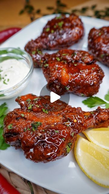 Kay on Instagram: "CRISPY HOT HONEY BUFFALO BREADCRUMB BUTTERFLY CHICKEN DRUMSTICKS 🍗🏆💣🤤🧨🚀🤩💰🎯💃🏽🥳.
To die for Perfectly Crispy Butterflied chicken drumsticks are an obvious solution to make crispier, more flavorful chicken drumsticks with much less cooking time. Take a few minutes to split open the meat, season, dredge in flour, egg wash and then into panko and fry. Then glazed in the most delicious honey buffalo glaze. 
These were absolutely INCREDIBLE!!
.
.
DM FOR MORE INFO TO GET MY DAILY RECIPES.
.
.
#chickendrumsticks #friedchicken #buffalochicken #wow #foodblogger #foodreels #reels #recipes #usa #america #boston #canada #toronto #lasvegas" Drumstick Dinner Ideas, Butterfly Drumstick Chicken Recipes, Butterfly Chicken, Chicken Drumstick, Air Fryer Butterfly Chicken Drumsticks, Butterfly Chicken Drumsticks, Butterfly Drumsticks Oven, Chicken Drumsticks Recipes, Drumstick Chicken Recipes