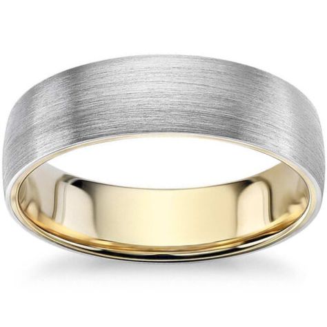 https://jewelleryrings.co.uk/ Find many great new & used options and get the best deals for Mens 10k White and Yellow Gold Two Tone Brushed Wedding Band 5mm at the best online prices at eBay! Free delivery for many products! Titanium Wedding Band, Wedding Anniversary Rings, Jewelry Hand, Mens Ring, Pompeii, Anniversary Bands, Gold Wedding Band, Yellow Diamond, Wedding Men