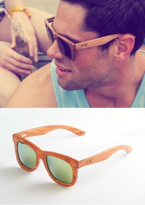 Proof eyewear, another Fad Wood sunglasses company - #SharkTank Outdoor Wayfarer Sunglasses With Gradient Lenses, Beach Wayfarer Sunglasses With Gradient Lenses, Cheap Men's Aviator Sunglasses For The Beach, Cheap Men's Sunglasses With Gradient Lenses, Yellow Tinted Sunglasses Men, Wooden Eyewear, Oakley Frogskins, Cheap Ray Bans, Ray Ban Sunglasses Sale