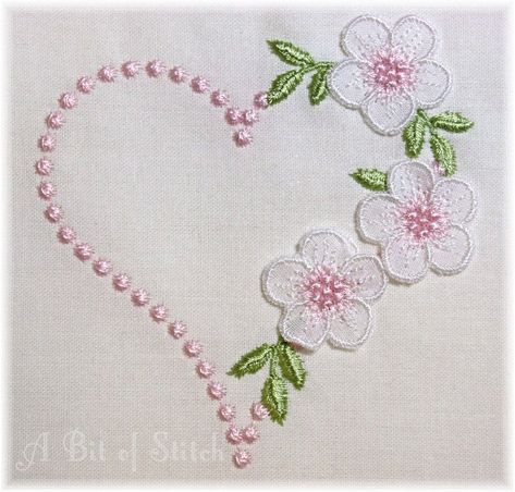 Embroidery Hearts, 3d Quilling, Hand Embroidery Patterns Flowers, Hand Embroidery Videos, Border Embroidery Designs, Hand Embroidery Tutorial, Hand Embroidery Projects, Hand Embroidery Flowers, Pola Sulam