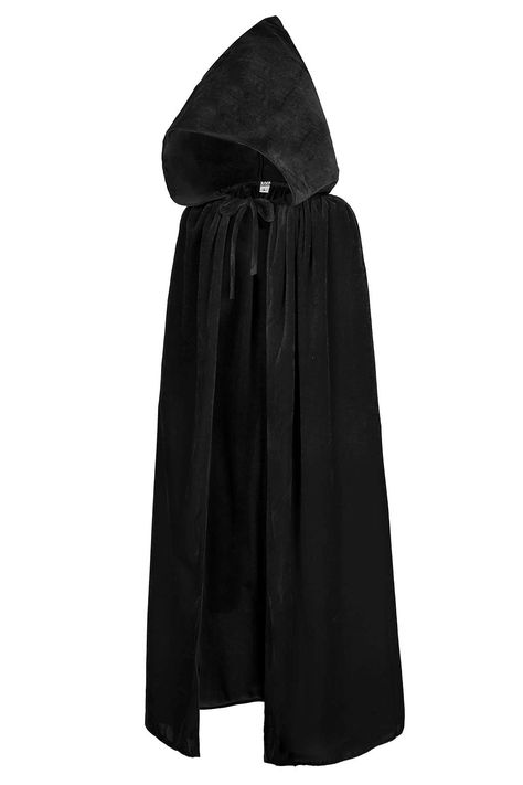 PRICES MAY VARY. Satin Material: 2 Kinds of Cloak - Velvet or Satin, which will be more comfortable and softer to wear Cape Color：Available in 6 colors, Black/Red/Purple/Green/Blue/White Size: S, Length 23.6 inches/60 cm (from collar to hem); M, Length 31.5 inches/80 cm (from collar to hem); L, Length 39.5 inches/100 cm (from collar to hem); You can choose the perfect size according to your height ,and only this it will show what you want Capes Use Occasions: Perfect for Halloween party, Masquer Police Officer Halloween Costume, Kids Spiderman Costume, Velvet Cloak, Old Halloween Costumes, Halloween Capes, Black Cloak, Christmas Cosplay, Velvet Cape, Black Cape