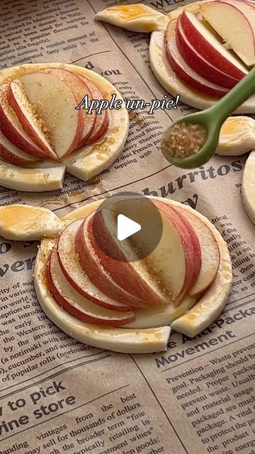 Rachel Enright on Instagram: "🍎The cutest apple treat!
🍎It’s so simple basically puff pastry, and apple slices.
🍎 Puff pastry cut into circles, brushed with maple syrup or honey, topped with apple slices and cinnamon (or pumpkin pie spice). Bake at 200’ C or 375’ F for 15-20 minutes, serve with yogurt or cream. Optional dust with monk fruit powder or sugar!
🍎🍎🍎
👉🏼🎥 @ratundalova" Apple Pastry, Jewish Stuff, Fruit Powder, Apple Cream, Apple Treat, Mini Apple Pies, Monk Fruit, Fall Cakes, How To Eat Better