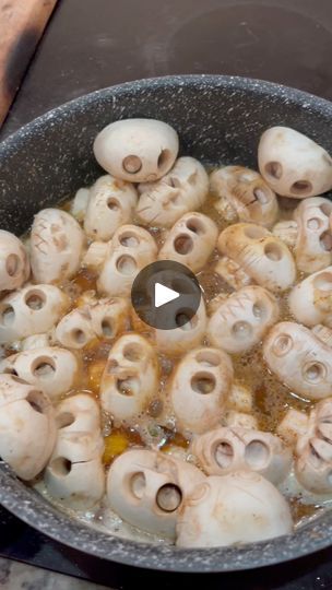 Halloween Mushrooms, Best Halloween Treats, Spooky Recipes, Sage Brown Butter, Butter Mushrooms, Halloween Foods, Spooky Food, Thanksgiving Fun, Eat To Live