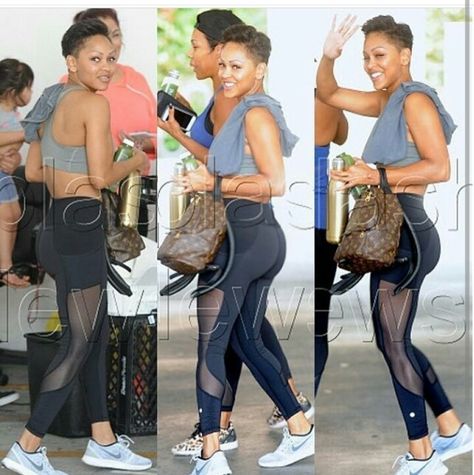 Megan Good # pixiecut  #casual look Megan Goode, Meagan Good Short Hair, Assymetrical Hair, Asymmetrical Hair, 2018 Hairstyles, Stylish Business Outfits, Fashion Article, Evelyn Lozada, Megan Good