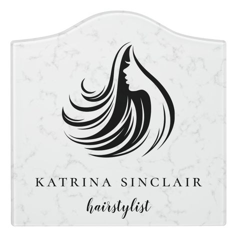 Salon Sign Board Design, Hair Salon Sign, Marble Hair, Hair Salon Names, Wallpaper Iphone Quotes Backgrounds, Hair Salon Logos, Iphone Quotes, Small Cafe Design, Silhouette Logo