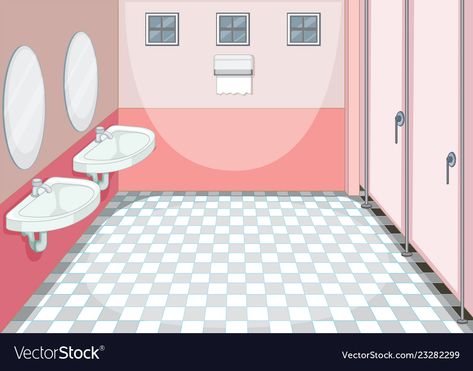 Toilet Sekolah, Toilet Sketch, Toilet Background, Toilet Illustration, School Toilet, Toilet Cartoon, School Restroom, Bathroom Drawing, Clean Toilet