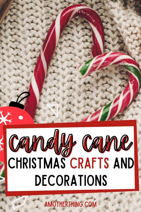 Get inspired with delightful candy cane crafts and decorations perfect for the holiday season! From charming ornaments to festive wreaths, explore easy DIY projects to add a touch of sweetness to your Christmas decor. Ideal for families, these fun ideas use candy canes to create magical, festive cheer in your home. Easy Candy Cane Craft, Peppermint Ornaments Diy, Candy Christmas Crafts, Candy Cane Ornaments Diy, Candy Canes Craft, Candy Cane Decorations Diy, Diy Candy Cane Decorations, Candy Cane Crafts For Kids, Diy Candy Cane Ornaments