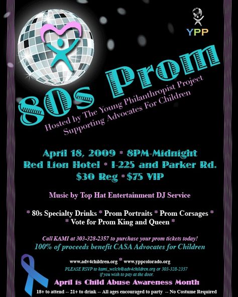 80s Prom Fundraiser, Fundraiser Poster, Adult Prom, Prom King And Queen, School Pto, Prom King, 80s Prom, 80s Party, King And Queen