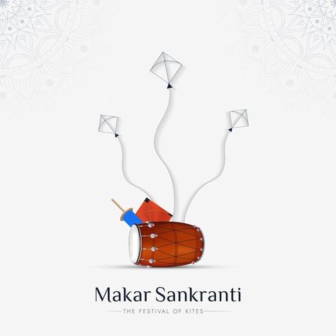 Happy Makar Sankranti, Makar Sankranti, Media Post, Social Media Post, Premium Vector, Graphic Resources, Social Media, Media, Quick Saves