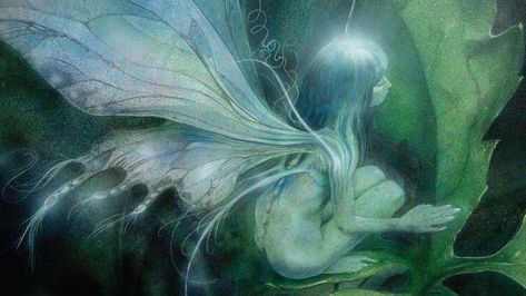 'Brian Froud's World of Faerie' Book Review: A Wonderful Collection Of Fascinating Fantasy Art Brian Froud, On The Ground, Green, Blue, Art