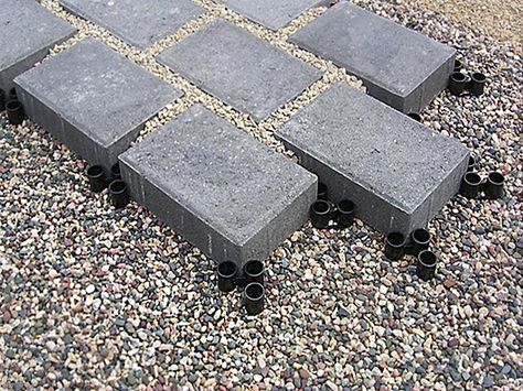 Permeable Pavers Walkways, Diy Paver Driveway, Permeable Pavers Driveways, Pervious Pavers, Porous Pavement, Permeable Driveway, Paver Path, Permeable Paving, How To Install Pavers