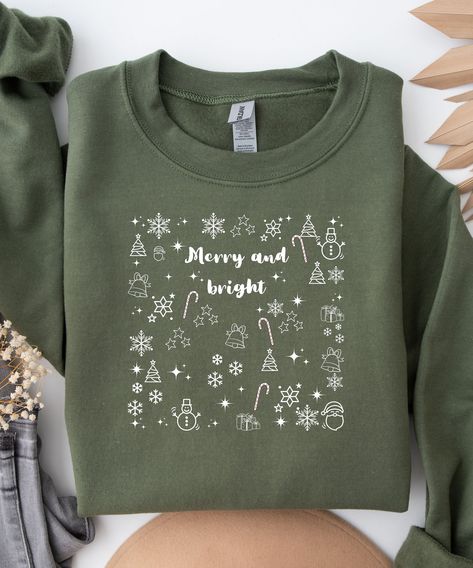 Holiday Shirt Ideas, Christmas Party Sweater, Christmas Doodle, Love Sweater, Party Sweaters, Christmas Doodles, Embroidery Tshirt, Soft Feeling, Warm Sweater