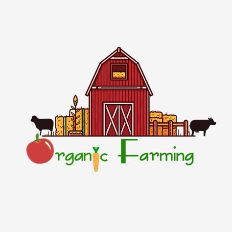 Organic Farming Images, Farming Slogans, Farming Logo, Farm Logo Design, Project Cover Page, Organic Logo Design, Logo Clipart, Farm Logo, Organic Logo