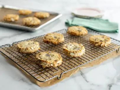 Coconut Cherry Almond Cookies Recipe | Ree Drummond | Food Network Coconut Cherry Cookies, Almond Cherry Cookies, Cherry Almond Cookies, Pioneer Recipes, Ree Drummond Recipes, Tv Recipes, Almond Meal Cookies, Recipes With Chicken And Peppers, Baked Recipes