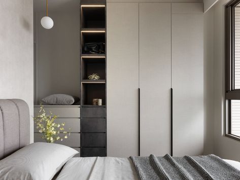 Scandinavian Wardrobe, Small Apartment Decorating Living Room, Apartment Decorating Living, Wardrobe Door Designs, Fantasy Rooms, Condo Design, Beige Bedroom, Bedroom Cabinets, Small Apartment Decorating