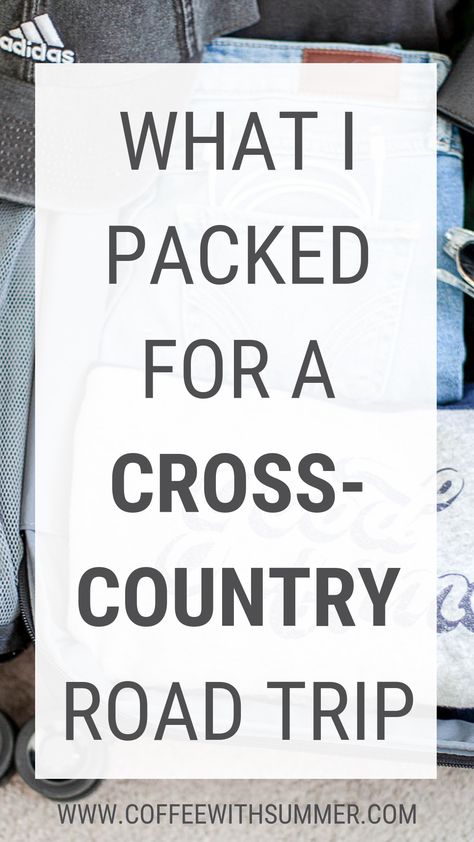 Cross-County Road Trip Essentials | Road Trip Packing List | Winter Road Trip | Travel Tips | Travel Essentials | What To Bring On A Road Trip | USA Road Trip Packing List Winter, Winter Road Trip, Trip Packing List, Cross County, Road Trip Outfit, Winter Packing List, Road Trip Travel, Road Trip Packing List, Trip Packing