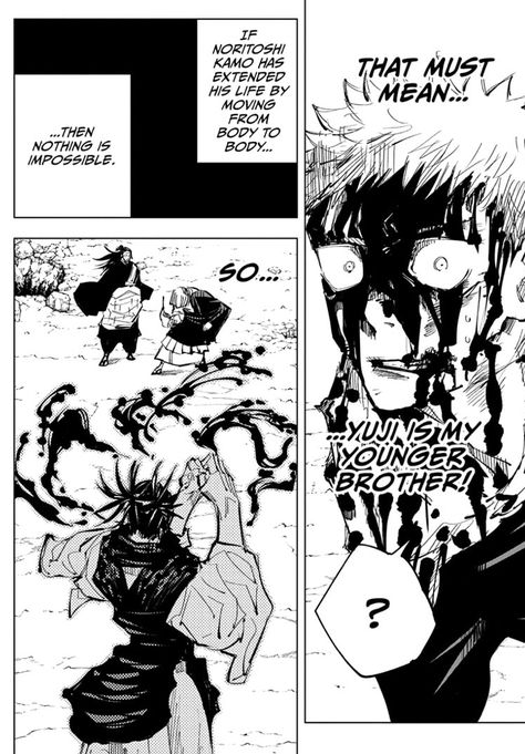 jujutsu kaisen manga Jujutsu Kaisen Manga Spoiler, Gege Akutami, Jujutsu Kaisen Manga, Jjk Manga, Naruto Vs Sasuke, Manga Online Read, Fan Anime, Shōnen Manga, Younger Brother