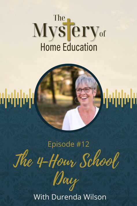 Can you homeschool in just four hours a day? Yes you can, says Durenda Wilson, author of The 4-Hour School Day, mother of 8, and trusted homeschool speaker. Join me (Linda Lacour Hobar—The Mystery of History) and Durenda Wilson (Simply Unhurried) for a look at the tried-and-true merits of home education—which offer your family a rich and rewarding “unhurried” lifestyle of learning through high school. (You’ll be encouraged!) Homeschool Podcasts, Biblical Worldview, Historical Timeline, Homeschool Teacher, History Curriculum, Classical Education, Homeschool History, Life Questions, History For Kids