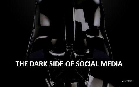 Does Google make us stupid? Can't we focus anymore because of all the disruptions that take away our attention? Some negative side effects of social media are described in the trendreport The Dark Side of Social Media. The report can be downloaded at this location: http://bit.ly/AoRnCo Dark Side Of Social Media, Effects Of Social Media, Dark Side Star Wars, Darth Vader Memes Funny, The Dark Side, Side Effects, Dark Side, The Darkest, Social Media