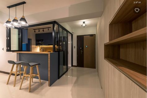 Idea to open up the kitchen Close Kitchen, Closed Kitchen, Reno Ideas, Kitchen Inspo, Open Kitchen, Interior Inspo, Contemporary Kitchen, Kitchen Cabinet, Open Up