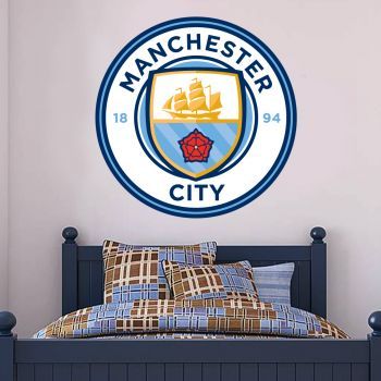 Manchester City Bedroom, City Bedroom, Football Bedroom, Manchester City Wallpaper, Vinyl Poster, Football Wall Art, Manchester City Football Club, Etihad Stadium, Entertainment Wall