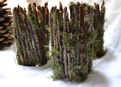 twig candles Twig Candle Holder, Enchanted Forest Prom, Enchanted Forest Decorations, Forest Enchanted, Enchanted Forest Party, Wedding Forest, Enchanted Forest Theme, Forest Party, Enchanted Forest Wedding