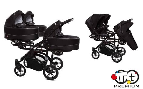 Triplet Stroller, Twin Baby Rooms, Baby Shopping Cart, Triplet Babies, Room Baby, Maxi Cosi, Kids Styles, Twin Babies, Triple Black