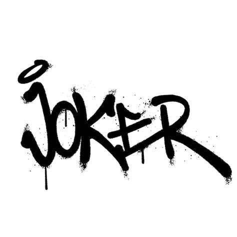 Joker Graffiti, Font Graffiti, Alphabet Graffiti, Graffiti Spray Paint, Graffiti Wildstyle, Graffiti Text, Graffiti Tattoo, Graffiti Logo, Graffiti Words