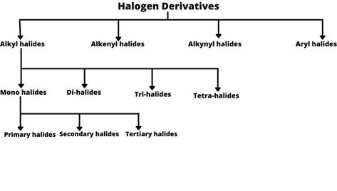 What are halogen derivatives? A compound derived from hydrocarbons by replacement of one or more Hydrogen atoms by a corresponding ... Read More » The post Halogen Derivatives Introduction and Classification | Organic Chemistry appeared first on ScienceNeo.com. Related posts: No related posts. Halogen Derivatives Class 12, Chemistry Class 12, Hydrogen Atom, Chemistry Class, Class 12, Related Post, Organic Chemistry, Chemistry, Read More