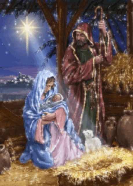 Merry Christmas Religious, Happy Three Kings Day, Merry Christmas Jesus, Christmas Animated, Jesus Nativity, Winter Christmas Scenes, Merry Christmas Gif, Pictures Of Christ, Christmas Jesus